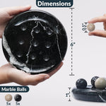 6 Inches Marble Mini Tic Tac Toe Set