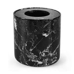 Marble Round Trash Can with Cap