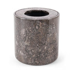 Marble Round Trash Can with Cap