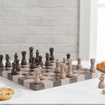 10 Inches Oceanic & Verona Borderless Chess Set