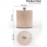 Marble Ice Bucket with Cap
