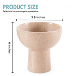 4" Marble Margarita Glasses