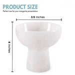 4" Marble Margarita Glasses