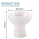 4" Marble Margarita Glasses