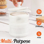 5.5†Marble Dual Salt Cellar With LID