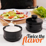 5.5†Marble Dual Salt Cellar With LID