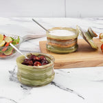 5.5†Marble Dual Salt Cellar With LID