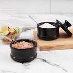 5.5†Marble Dual Salt Cellar With LID