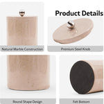 Marble Ice Bucket with Cap