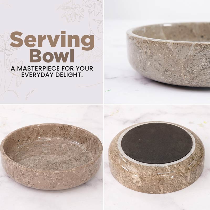 Marble Serving Bowl
