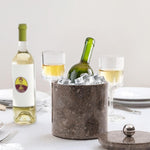 Marble Ice Bucket with Cap