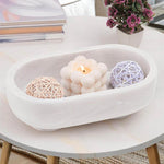 Marble Oval Bowl