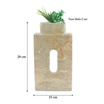 Marble Square Vase