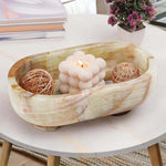 Marble Oval Bowl