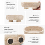Marble Oval Bowl