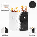 Ying Yang Marble Vase