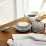 Handcrafted Marble Butter Dish