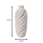 Cross Lines Vase - 10 Inches