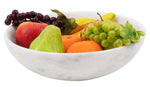 Handcrafted Marble Fruit Bowl - 12 Inches