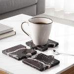 Marble Puzzle Shape Coasters (Set of 4)