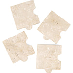 Marble Puzzle Shape Coasters (Set of 4)