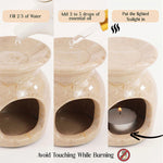 Marble Oil Burner 4" Inches Handmade Candle Wax Warmer
