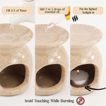 Marble Oil Burner 4" Inches Handmade Candle Wax Warmer
