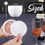 Marble Salt Cellar with Lid and Spoon