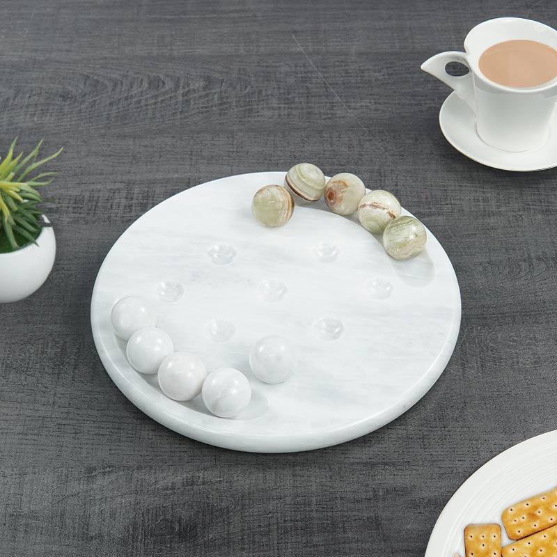 10 Inches Tic Tac Toe - White & Black