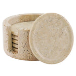 Marble Coaster Set - Round