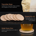 Marble Coaster Set - Round