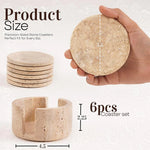 Marble Coaster Set - Round