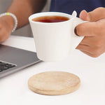 Marble Coaster Plates Set - Round