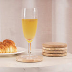 Marble Coaster Plates Set - Round