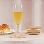 Marble Coaster Plates Set - Round