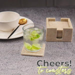 Marble Coaster Set - Square