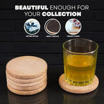 Marble Coaster Plates Set - Round