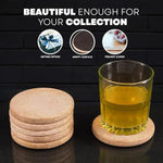 Marble Coaster Plates Set - Round