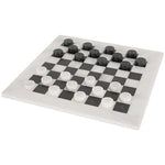 15 Inches Checkers Set (White & Black)