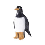 Marble Penguin Black and White - 8 Inches