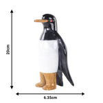 Marble Penguin Black and White - 8 Inches