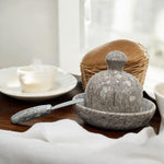 Handcrafted Marble Butter Dish