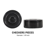 checkers pieces