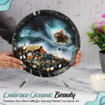 Epoxy Home Decor (Sea Black) - Table Decor