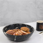 Handcrafted Marble Fruit Bowl - 12 Inches