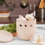 5" Marble Garlic Keeper for Kitchen Counter