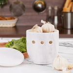 5" Marble Garlic Keeper for Kitchen Counter