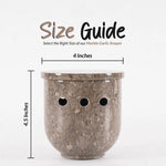 5" Marble Garlic Keeper for Kitchen Counter