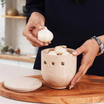 5" Marble Garlic Keeper for Kitchen Counter