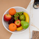 Handcrafted Marble Fruit Bowl - 12 Inches